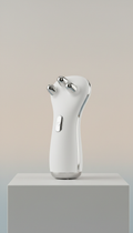 Masseur cuir chevelu blanc porcelaine ergonomique