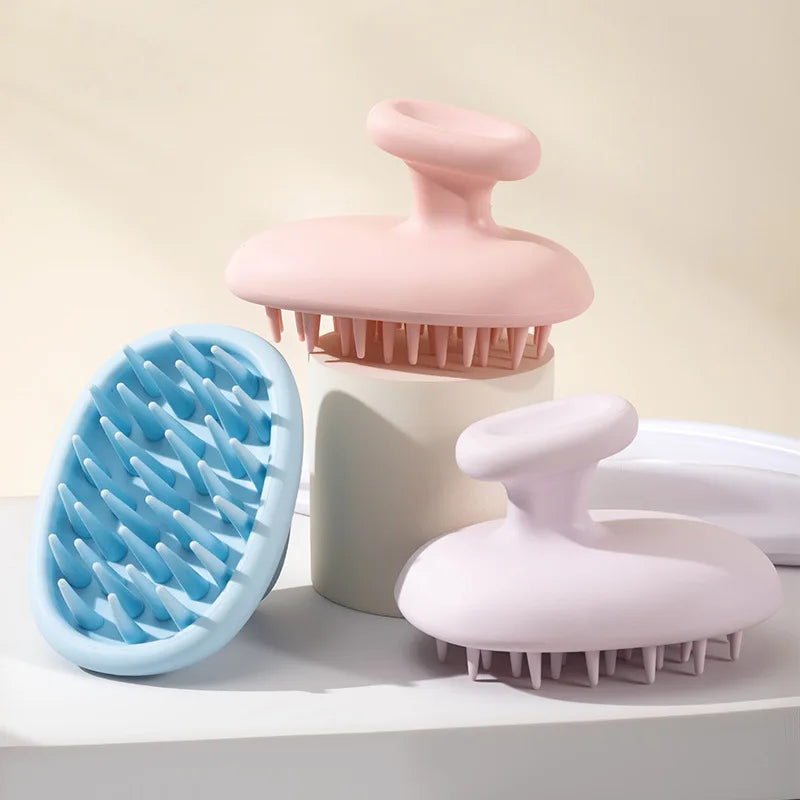 Brosse Shampoo Silicone Multifonction ScalpGlow