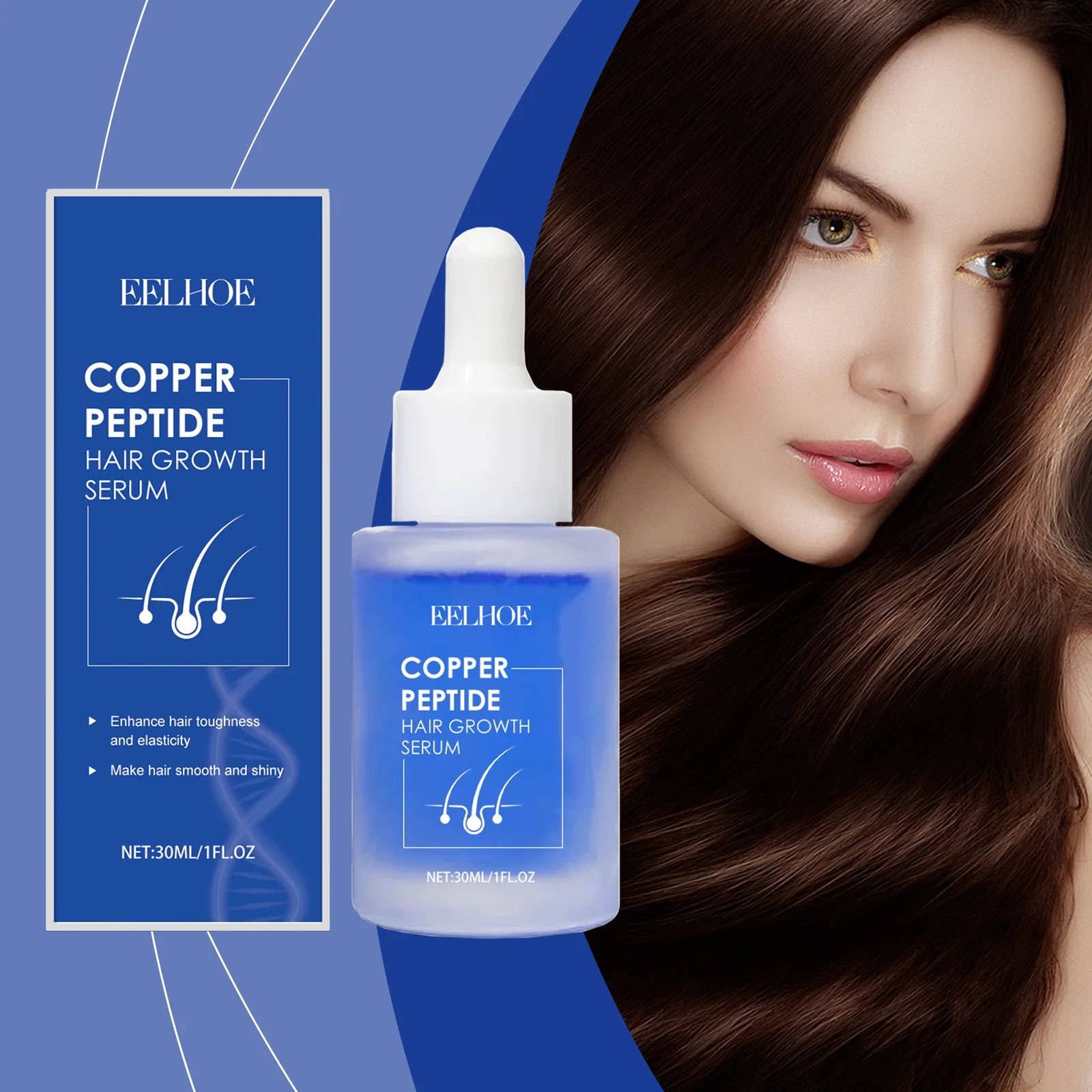 Sérum Copper Peptide Pousse Cheveux ScalpGlow – Anti Chute & Réparation