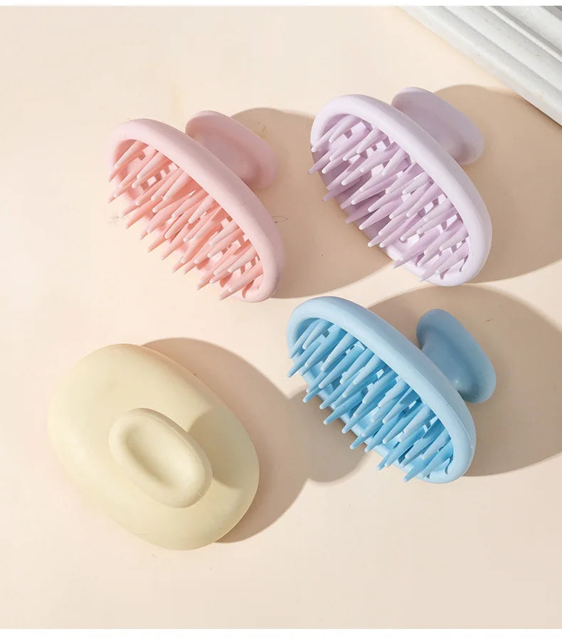 Brosse Shampoo Silicone Multifonction ScalpGlow