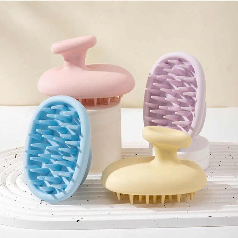 Brosse Shampoo Silicone Multifonction ScalpGlow