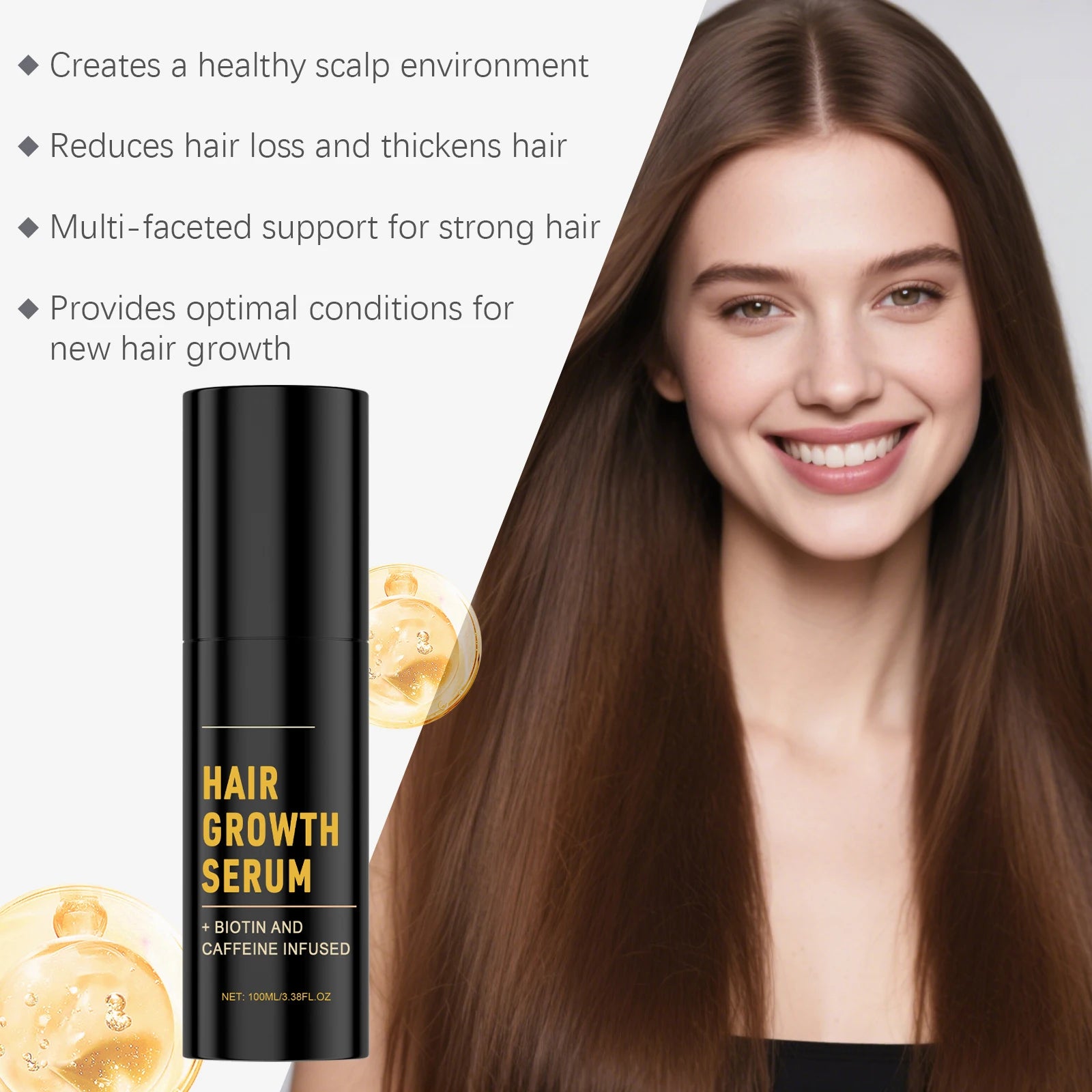 Sérum Pousse Cheveux ScalpGlow – Soin Nourrissant Anti Chute